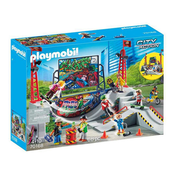 Playset City Action Skate Park Playmobil 70168 (68 pcs)