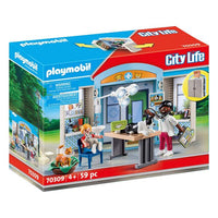 Playset City Life Veterinary Clinic Box Playmobil 70309 (59 pcs)