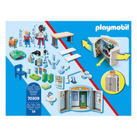 Playset City Life Veterinary Clinic Box Playmobil 70309 (59 pcs)