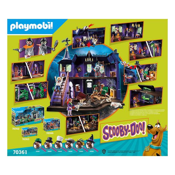 Playset Scooby-Doo! Adventure in the Mystery Mansion Playmobil 70361 (177 pcs)