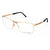 Men'Spectacle frame Porsche P8256-B Golden (ø 55 mm)