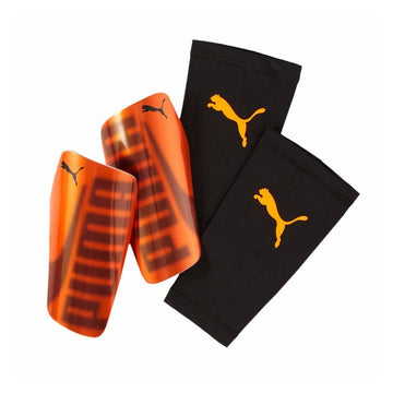 Football Shinguards Puma Standalone Orange