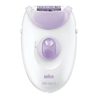 Depiladora Eléctrica Braun Silk-épil 3 3-170 Blanco Violeta (Reacondicionado D)