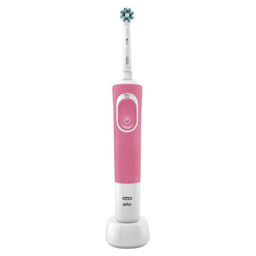 Electric Toothbrush Oral-B Vitality D100 Cross Action White Pink