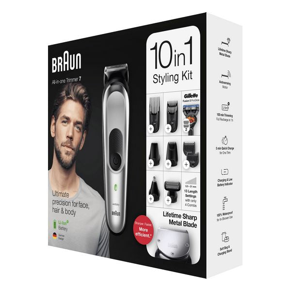 Hair clippers/Shaver Braun 10-in-1 MGK7220 (Refurbished A+)