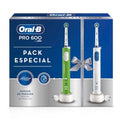 Electric Toothbrush Oral-B PRO600 3D Green White