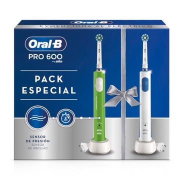 Electric Toothbrush Oral-B PRO600 3D Green White