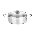 Casserole with glass lid Balay 3CC0024X (24 cm) Stainless steel