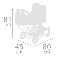 Doll Stroller Martina Decuevas 3-in-1 XL (81 x 45 x 80 cm)