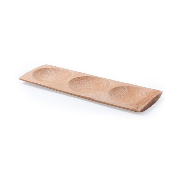 Bamboo Tray with Compartments 145195