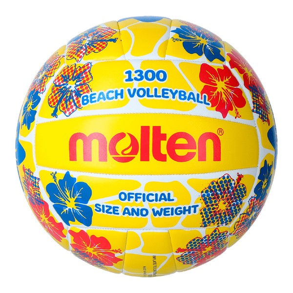 Beach Volleyball Ball Molten V5B1300 Yellow (Size 5)