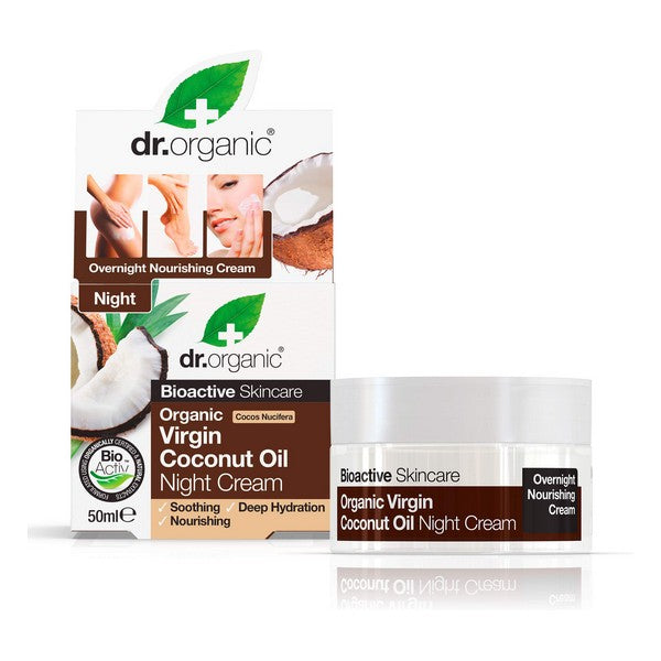 Night Cream Coconut Oil Dr.Organic (50 ml)