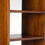 Shelves (33 x 180 x 130 cm) Mindi wood Walnut - Serious Line Collection