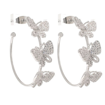 Ladies'Earrings Folli Follie 3E17S103C (3,6 cm)