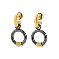 Ladies'Earrings Folli Follie 4E18S008YAY (3,5 cm)