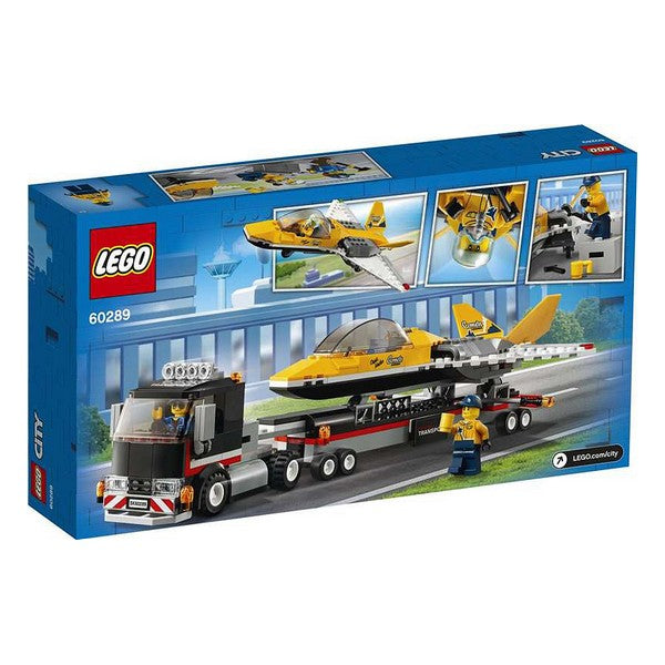 Playset City Airshow Jet Transporter Lego 60289