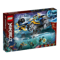 Juego de vehículos Ninjago Ninja Sub Speeder Lego 71752 (356 piezas)