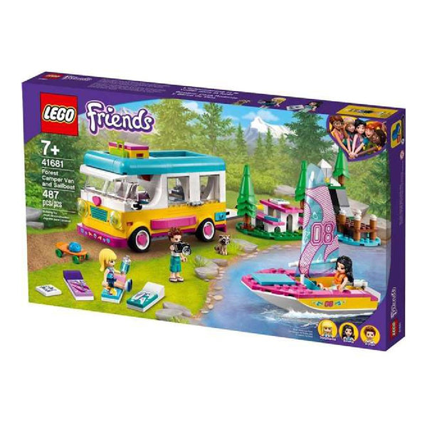 Playset Friends Bosque Camper Van Lego 41681 (487 piezas)