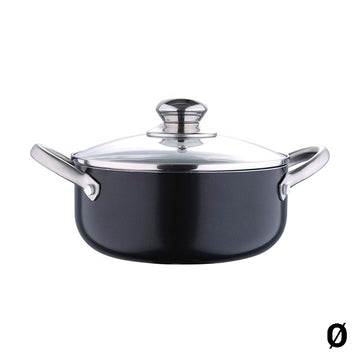 Casserole Masterpro Black Stainless steel Toughened aluminium