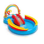 Inflatable Paddling Pool for Children Intex Rainbow 206 l