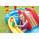 Inflatable Paddling Pool for Children Intex Rainbow 206 l