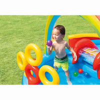 Inflatable Paddling Pool for Children Intex Rainbow 206 l