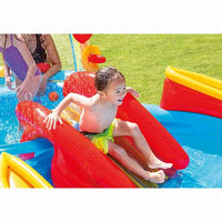 Inflatable Paddling Pool for Children Intex Rainbow 206 l