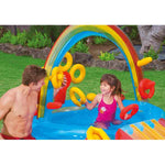 Inflatable Paddling Pool for Children Intex Rainbow 206 l