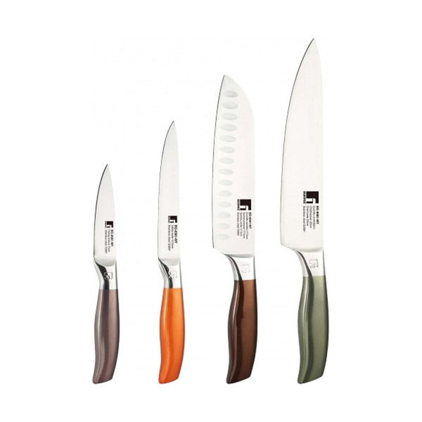 Knife Set Bergner Neon Classic Stainless steel (4 pcs)