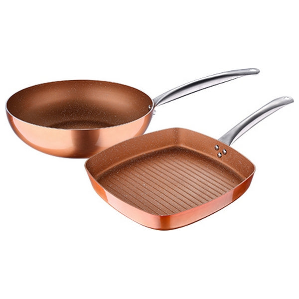 Set of pans San Ignacio Copper Toughened aluminium (2 pcs)