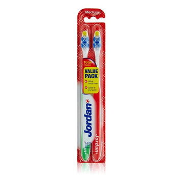 Toothbrush Total Clean Medium Jordan (2 uds)