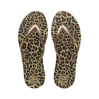 Women's Flip Flops Dupé Exotica Leopard