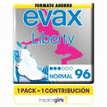 Sanitary Pads with Wings Evax Liberty (96 pcs) (Refurbished A+)