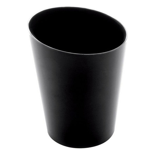 Set of glasses Goldplast Plastic Black 100 ml (10 Pieces)