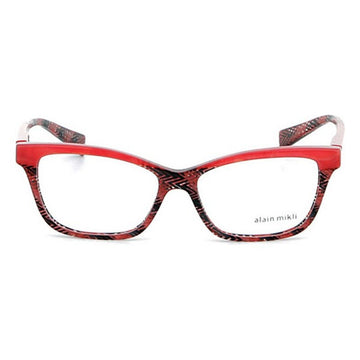 Ladies'Spectacle frame Alain Mikli A03037-D011 Black Red (ø 53 mm)