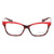 Ladies'Spectacle frame Alain Mikli A03037-D011 Black Red (ø 53 mm)