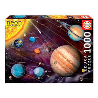 Puzzle Sistema Solar Neon Fluorescent Educa (1000 pcs)