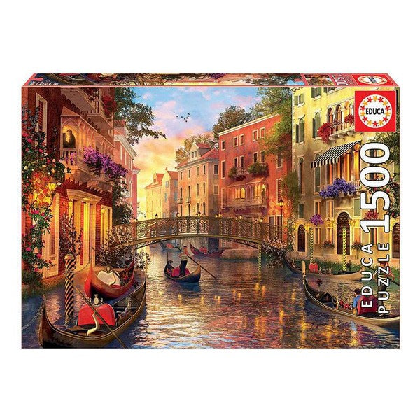 Puzzle Educa Atardecer en Venecia (1500 uds)