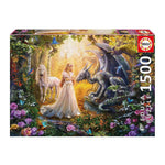 Puzzle Dragón Princesa Unicornio Educa (1500 uds)