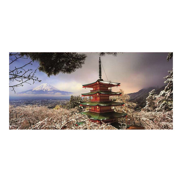 Puzzle Monte Fuji y Pagoda Chureito Educa Panorama (3000 uds)