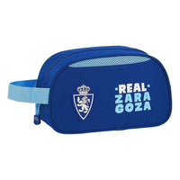 School Toilet Bag Real Zaragoza Blue Light Blue