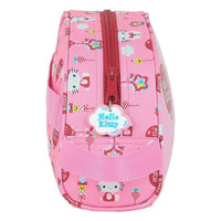 Neceser Escolar Hello Kitty Globo Rosa