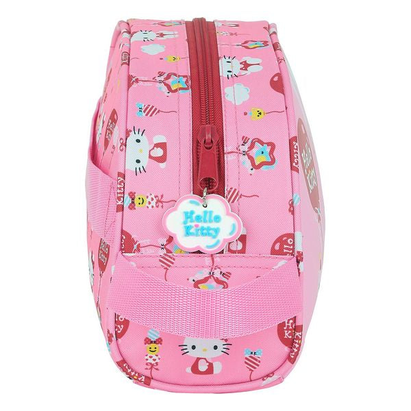 Neceser Escolar Hello Kitty Globo Rosa