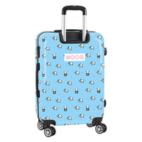 Cabin suitcase Moos Light Blue 20''