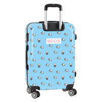 Cabin suitcase Moos Light Blue 20''