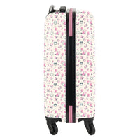 Cabin suitcase Smiley World Garden White Pink 20''