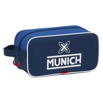 Travel Slipper Holder Munich Blue Polyester Dark blue