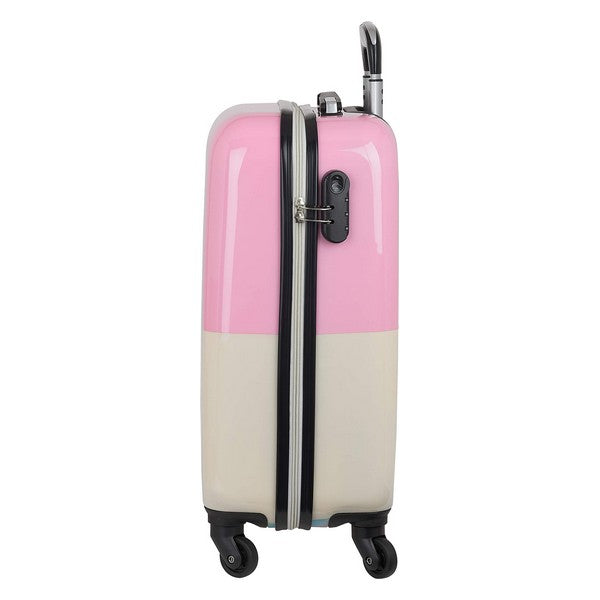 Cabin suitcase Munich Rainbow Beige Pink 20''