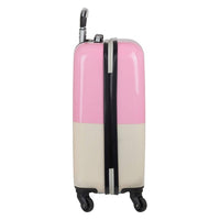 Cabin suitcase Munich Rainbow Beige Pink 20''