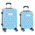 Cabin suitcase Moos Light Blue 20''/24'' (2 pcs)